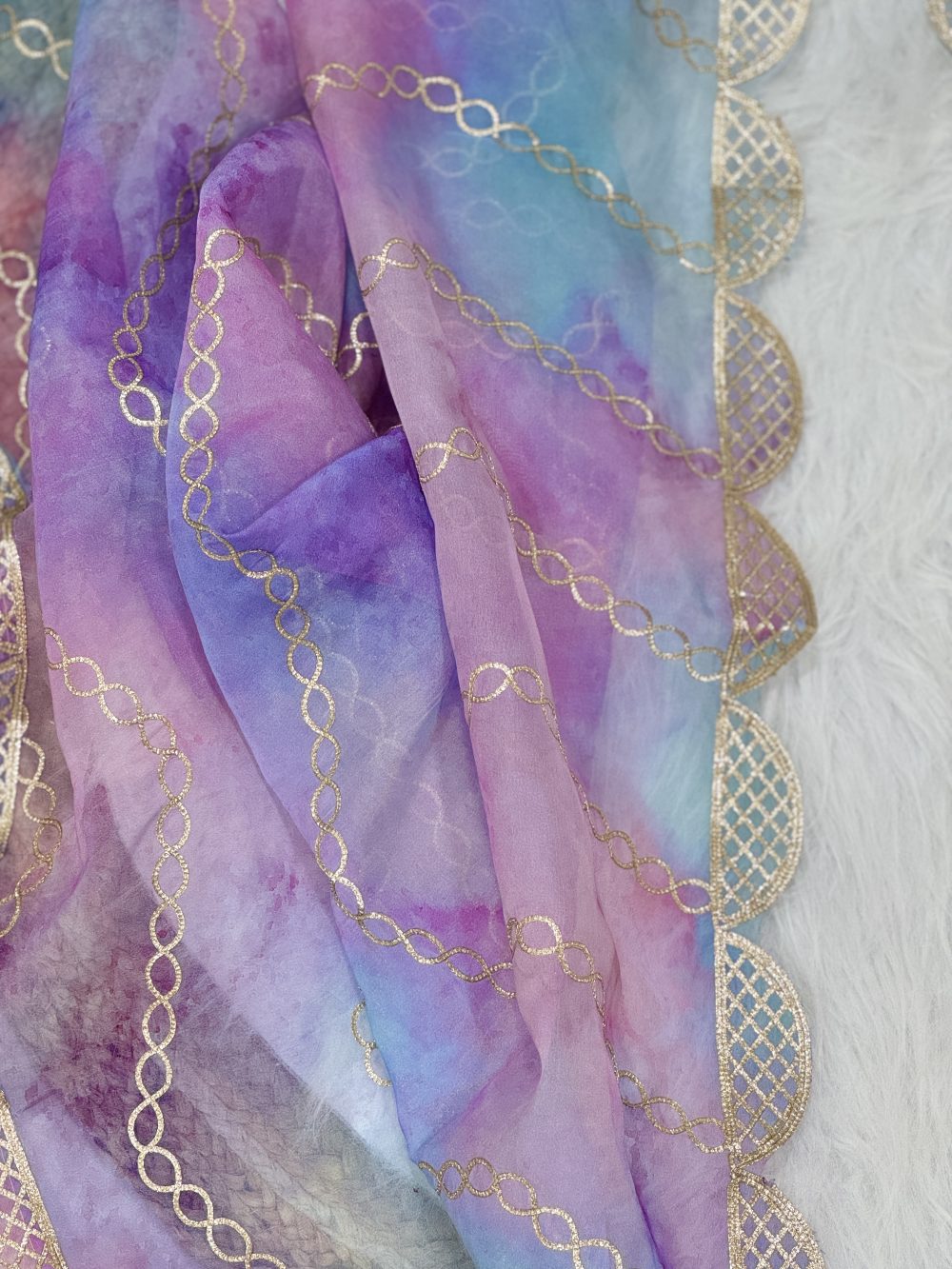 Premium Digitally Printed Organza Silk - Image 5
