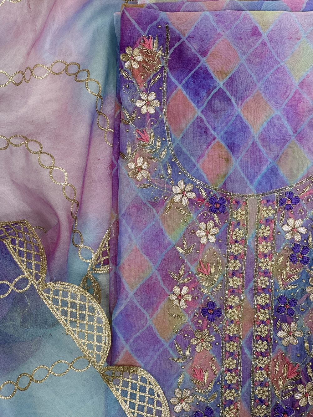 Premium Digitally Printed Organza Silk - Image 3